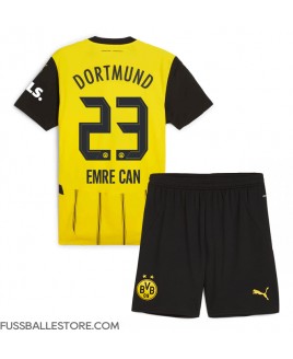 Günstige Borussia Dortmund Emre Can #23 Heimtrikotsatz Kinder 2024-25 Kurzarm (+ Kurze Hosen)